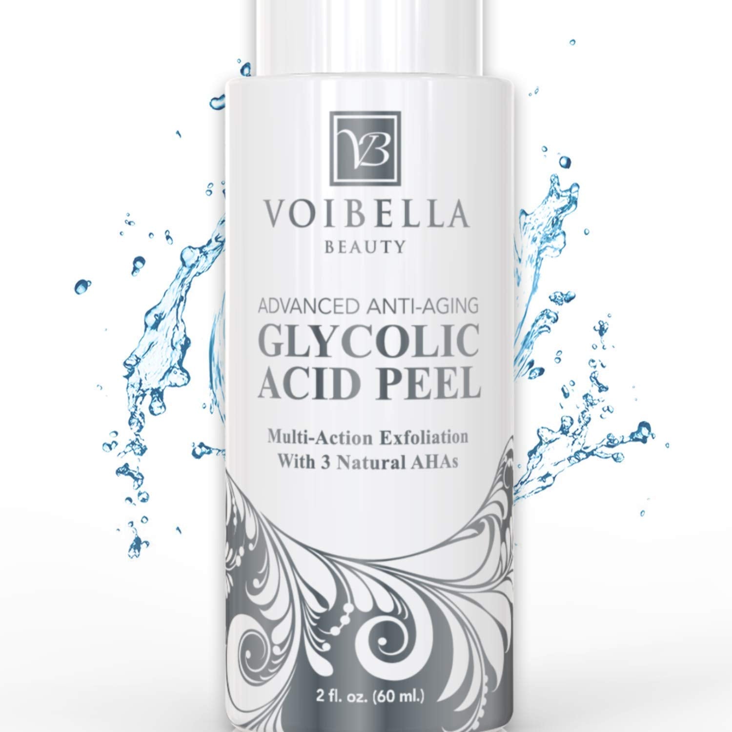 VOIBELLA BEAUTY Glycolic Acid Peel – Gentle AHA Exfoliant for Sensitive Skin