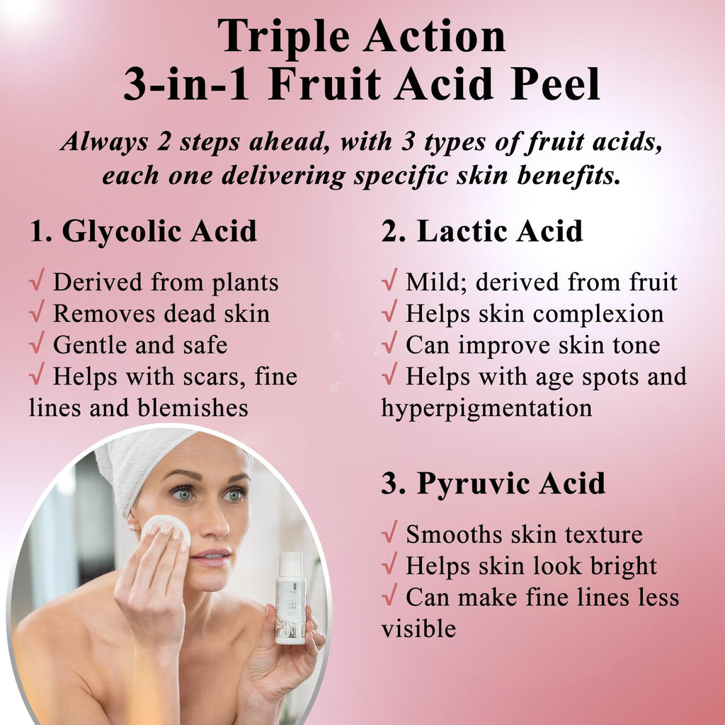 VOIBELLA BEAUTY Glycolic Acid Peel – Gentle AHA Exfoliant for Sensitive Skin