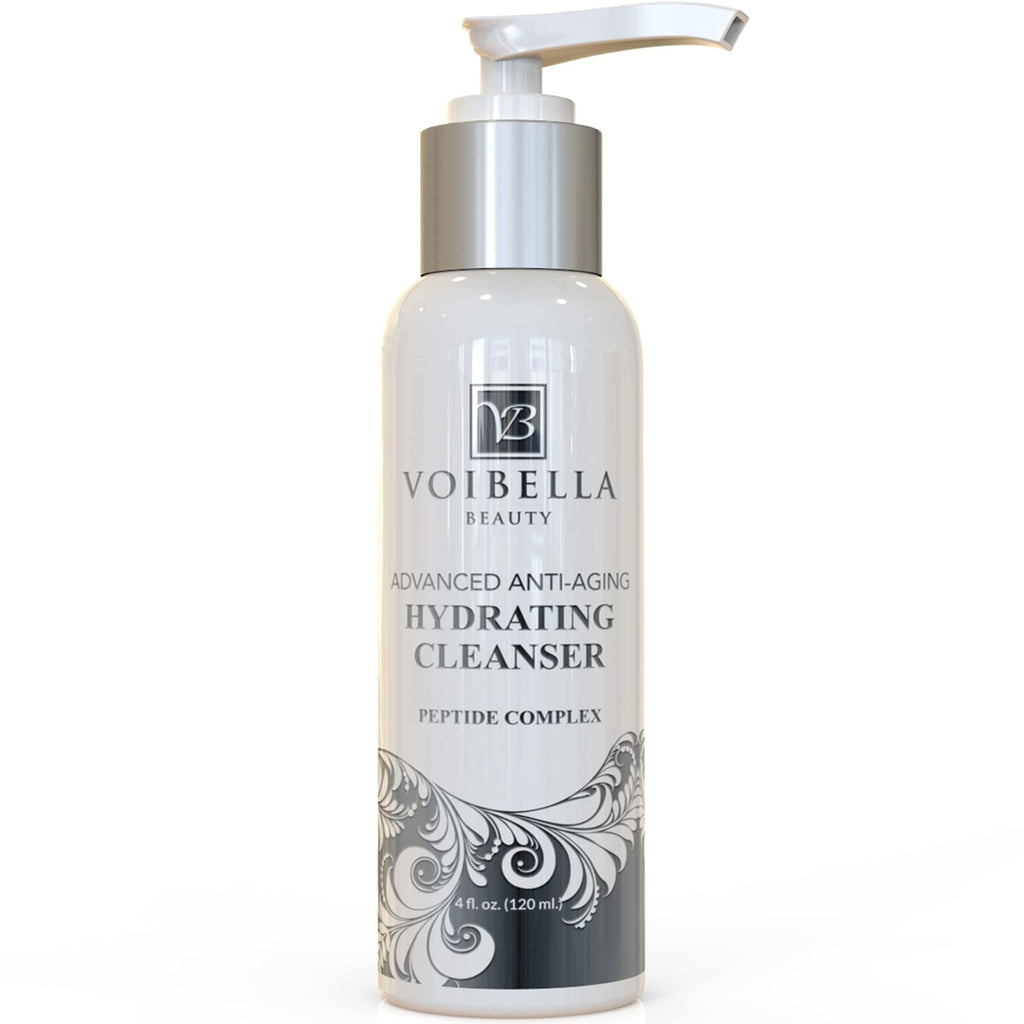 VOIBELLA BEAUTY Organic Face Wash – Hydrating Anti-Aging Foaming Cleanser