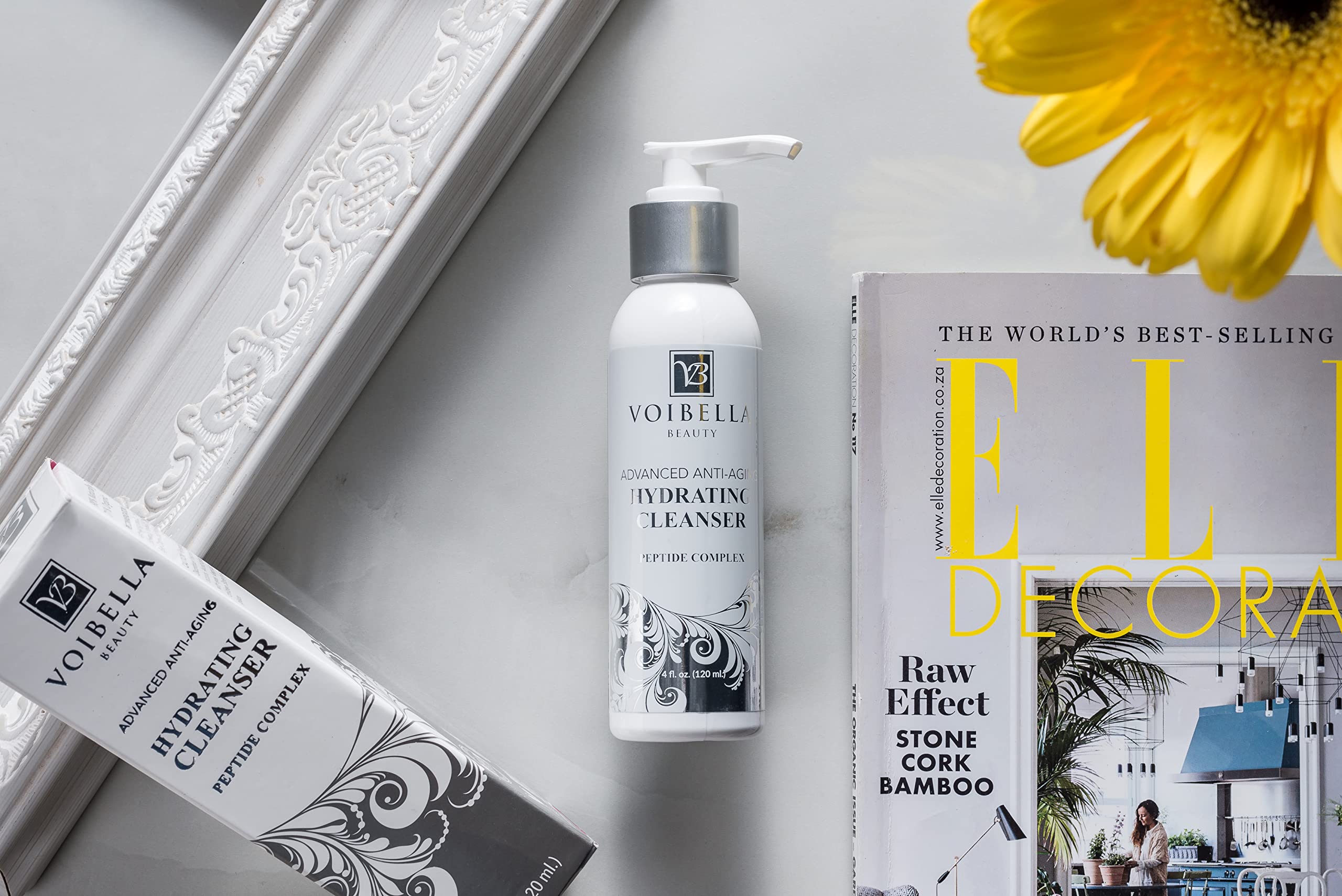 VOIBELLA BEAUTY Organic Face Wash – Hydrating Anti-Aging Foaming Cleanser
