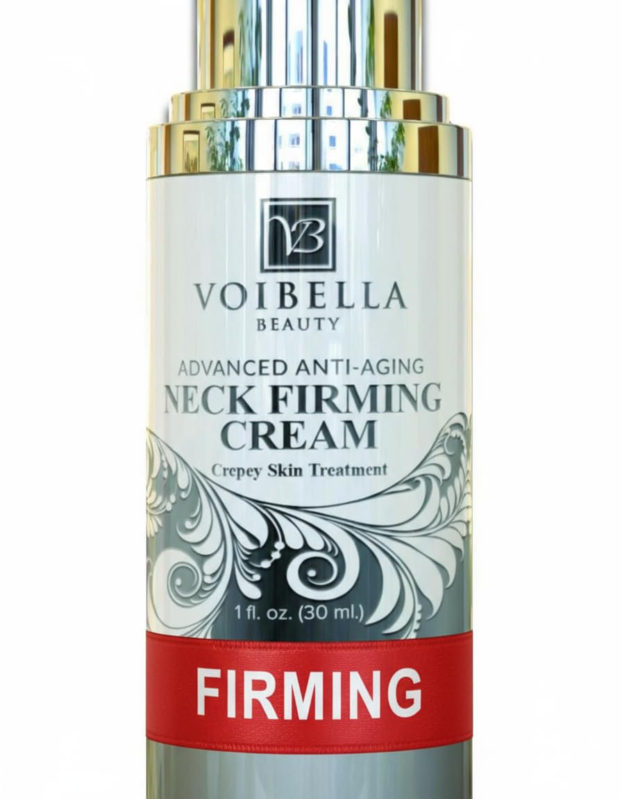 VOIBELLA BEAUTY Neck Firming Cream – Tighten Crepey Skin & Décolletage