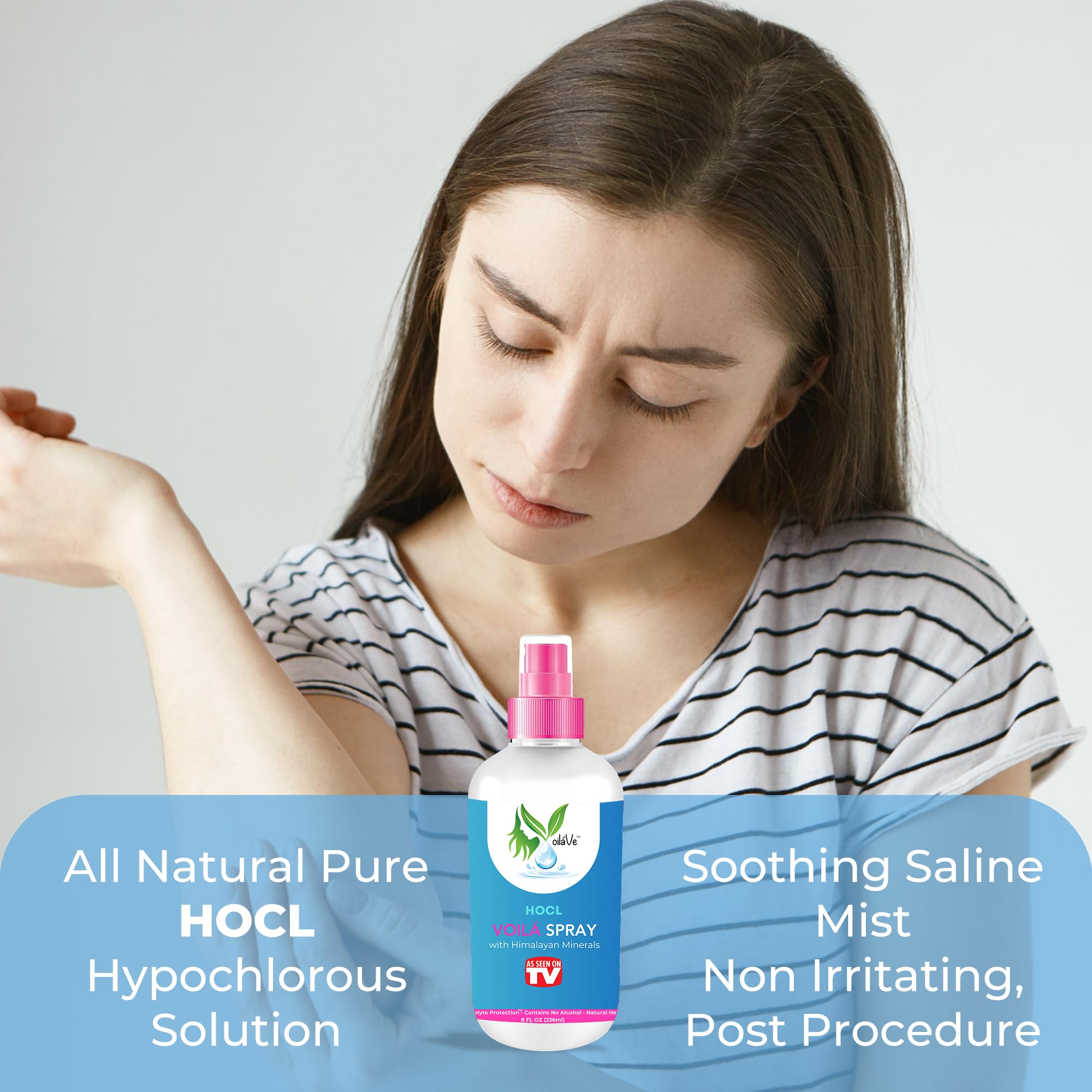 VoilaVe HOCL Spray – HOCl Skin Mist for Acne, Redness & Aftercare | 8oz