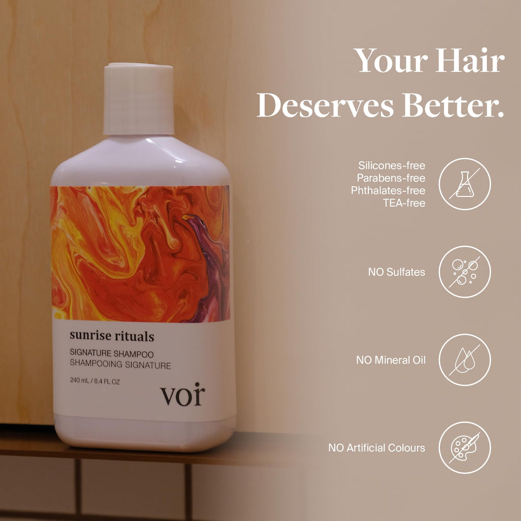 Voir Haircare Hyaluronic Acid Shampoo — Hydrating & Smoothing, Sulfate-Free