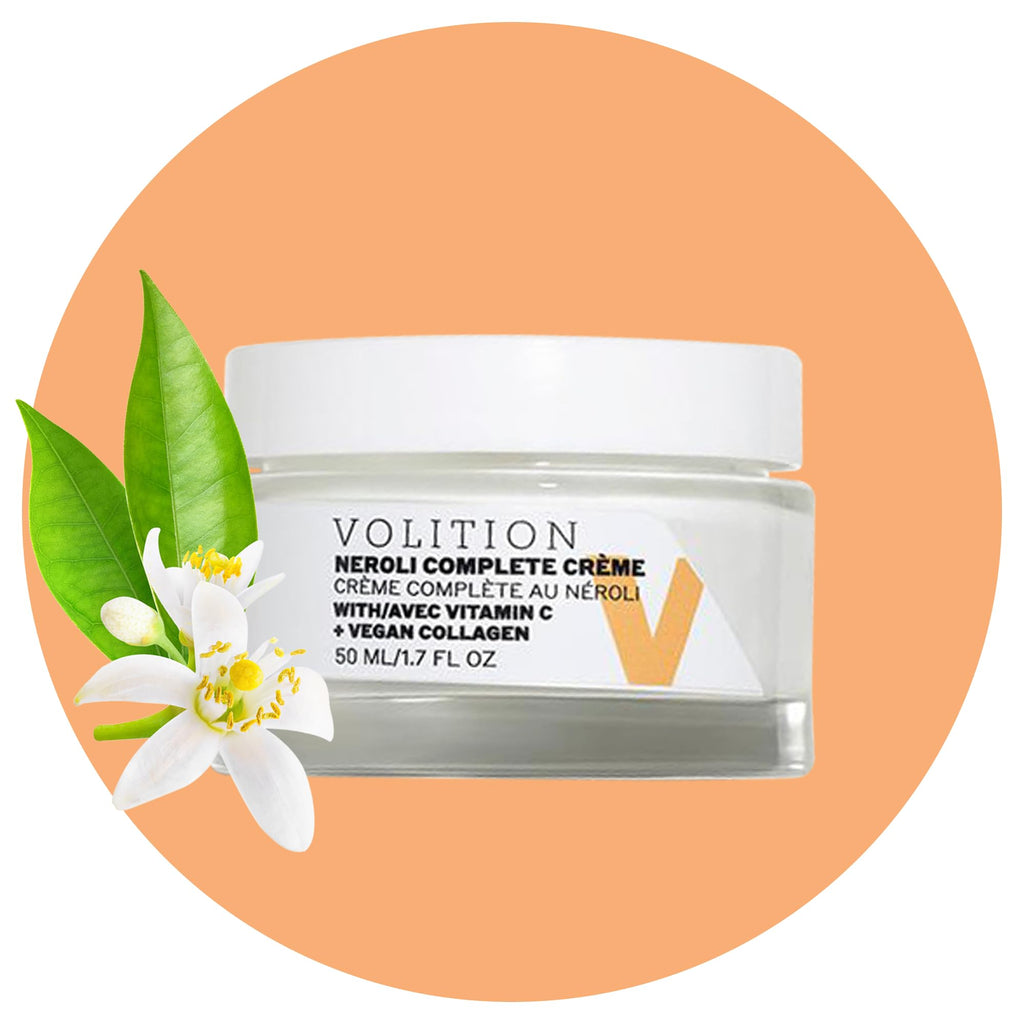 Volition Neroli Complete Crème with Vitamin C + Vegan Collagen | Hydrating Cream for Normal to Combination Skin
