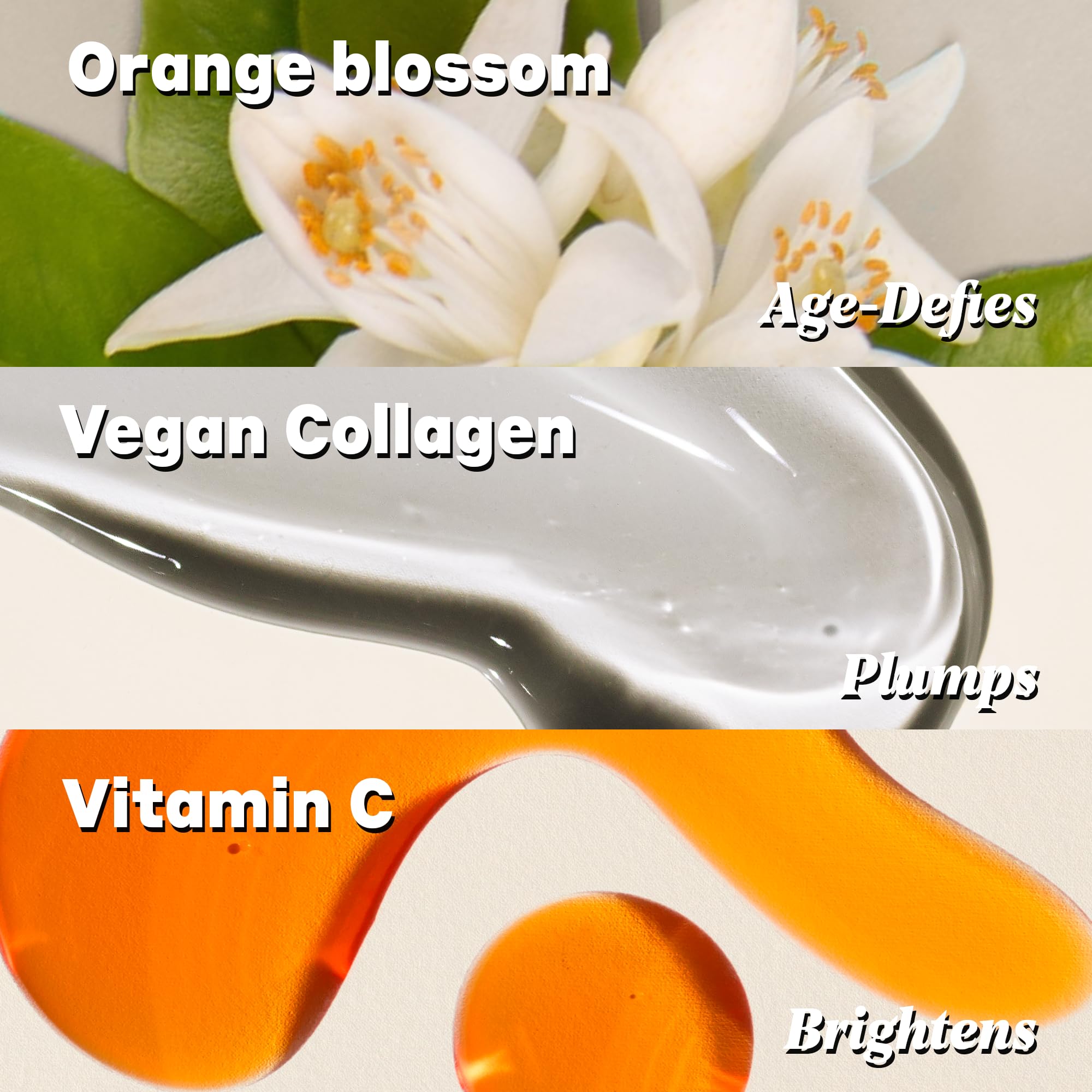 Volition Neroli Complete Crème with Vitamin C + Vegan Collagen | Hydrating Cream for Normal to Combination Skin