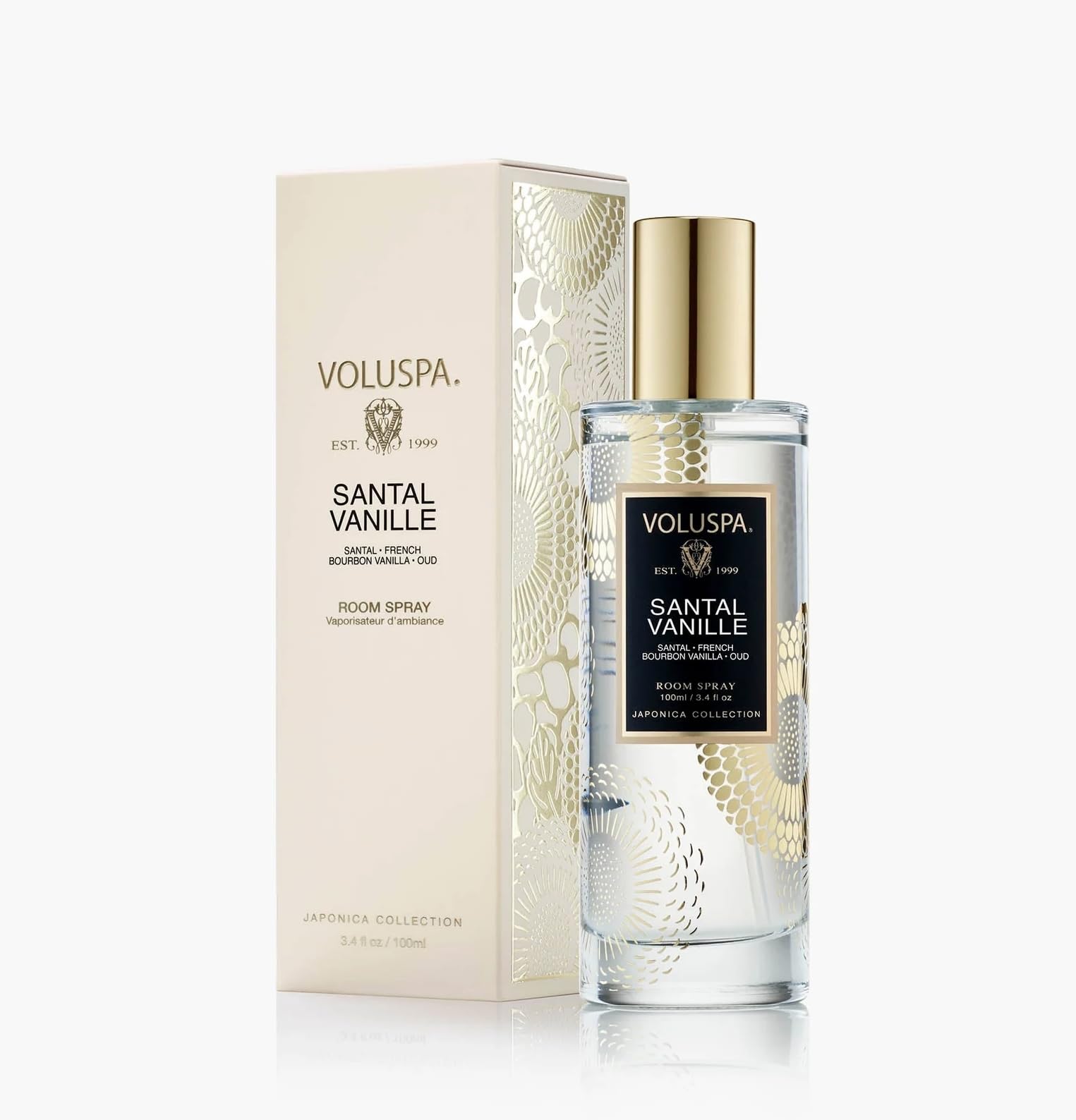 Voluspa Japonica Santal Vanille Room & Body Spray Mist – 3.4 oz / 100 ml