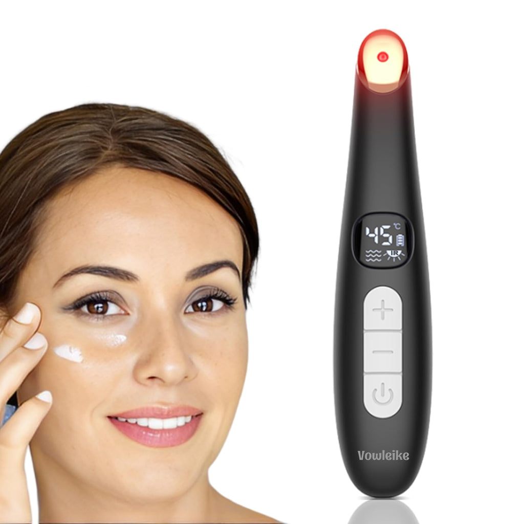Vowleike Eye Lift Wand | 3-in-1 Eye & Face Massager with Temperature Control