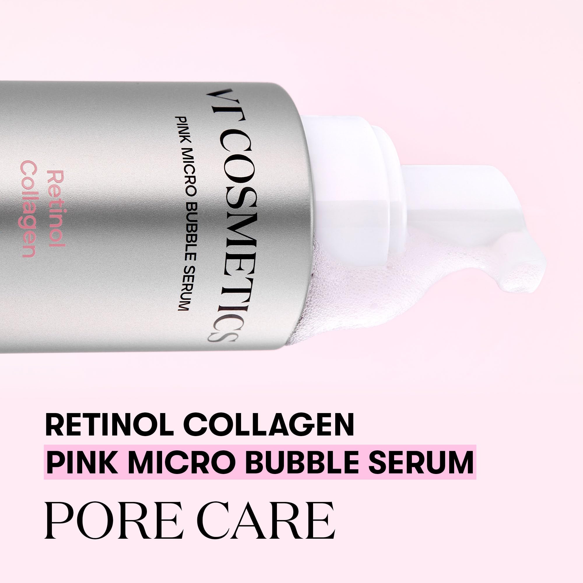VT COSMETICS Bubble Serum – Retinol & Collagen, 2.36 fl oz