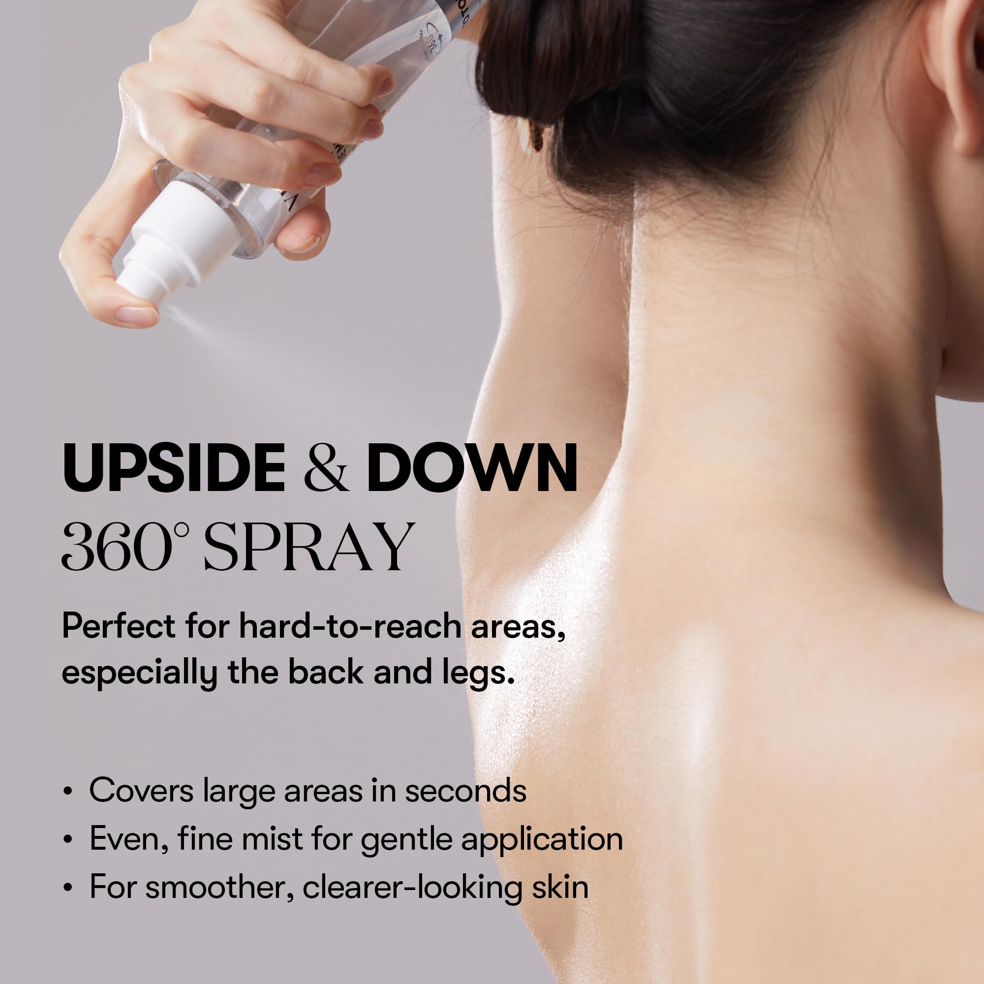 VT COSMETICS 7% Glycolic Acid Reedle Shot Head-to-Toe Mist with Niacinamide & Hyaluronic Acid – Exfoliating Spray for Texture & KP