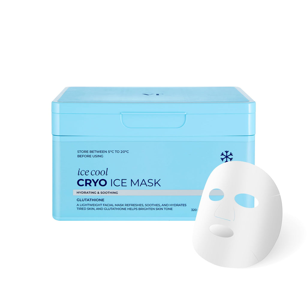 VT COSMETICS Cryo Ice Mask | Hydrating Sheet Mask for Instant Cooling & Glow