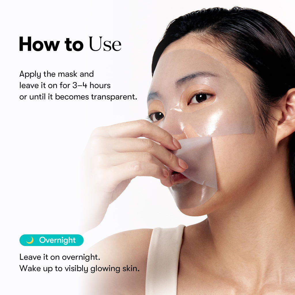 VT COSMETICS PDRN Hydrogel Mask – Overnight Nourishing & Rejuvenating (33g x 4ea)