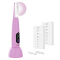 Vudex Sonic Smooth Dermaplane Razor for Women | Facial Hair Removal Kit with 12 Blades, 3 Speeds & LED Light
