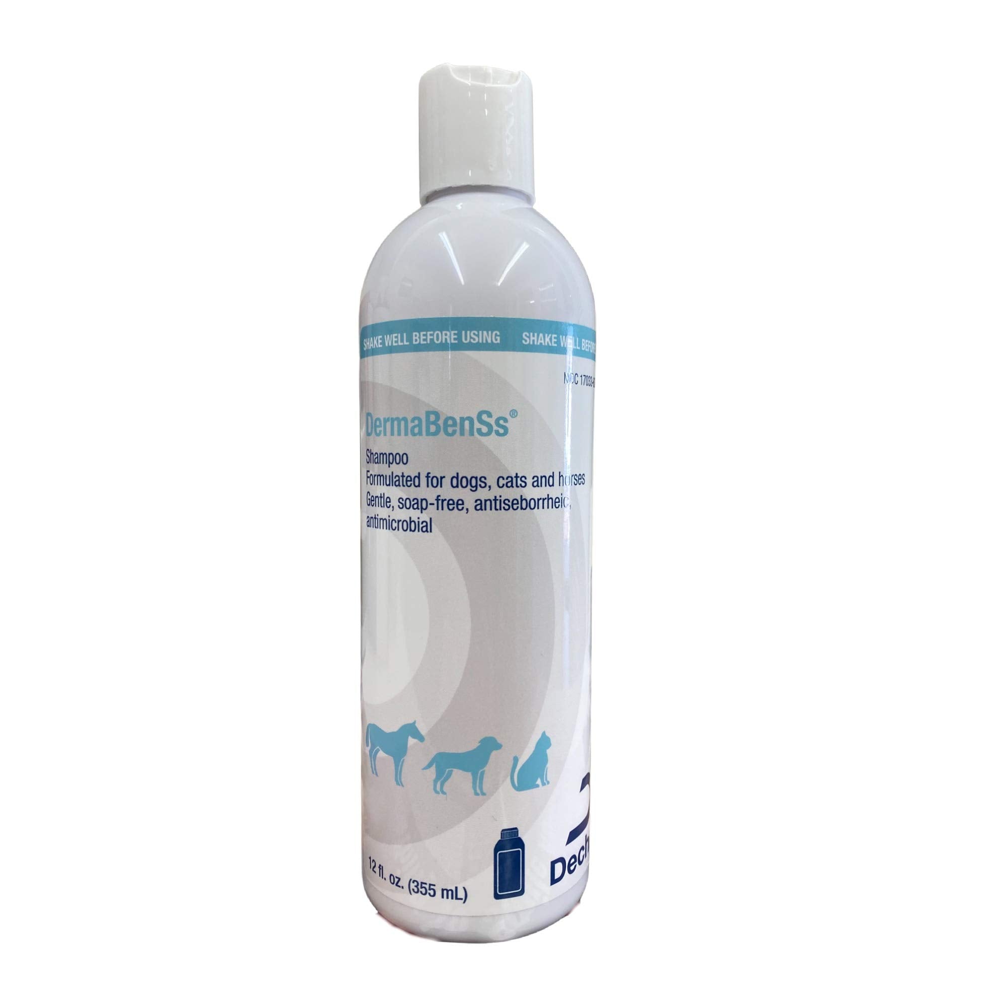 Vxacen ThePetStop DermaPet DermaBenSs Shampoo 12oz – Soap-Free Coat & Skin Care