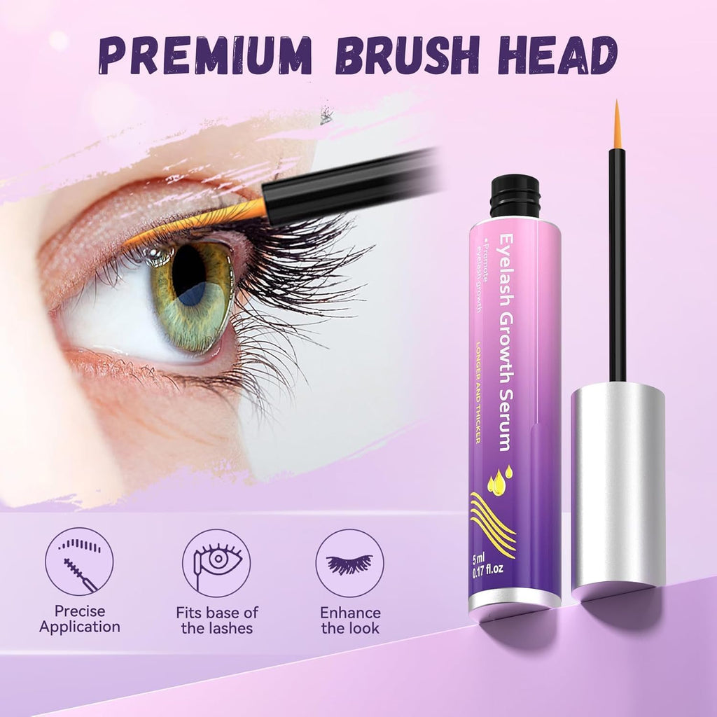 Vxzit Eyelash Growth Serum | Premium Lash Serum for Longer, Fuller Lashes (5ml)