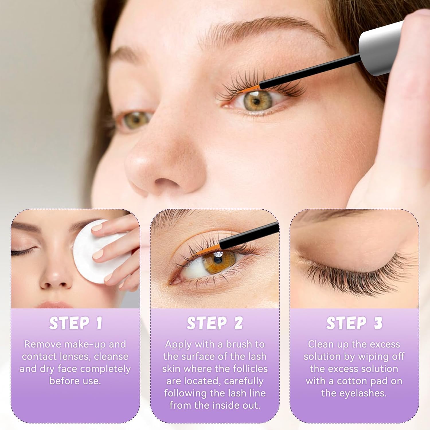 Vxzit Eyelash Growth Serum | Premium Lash Serum for Longer, Fuller Lashes (5ml)
