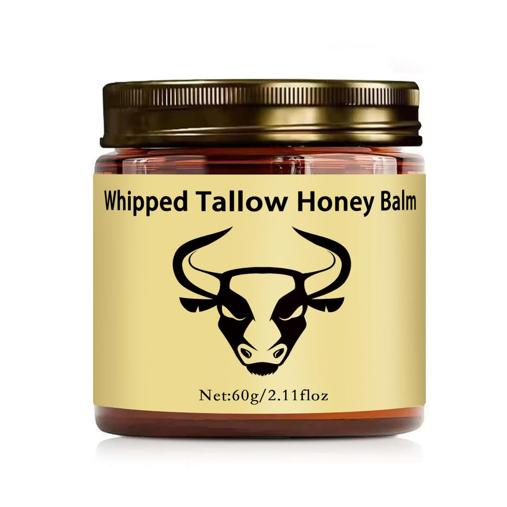 WAESKI Beef Tallow Balm with Honey & Lavender – Deep Hydration, 2.11oz