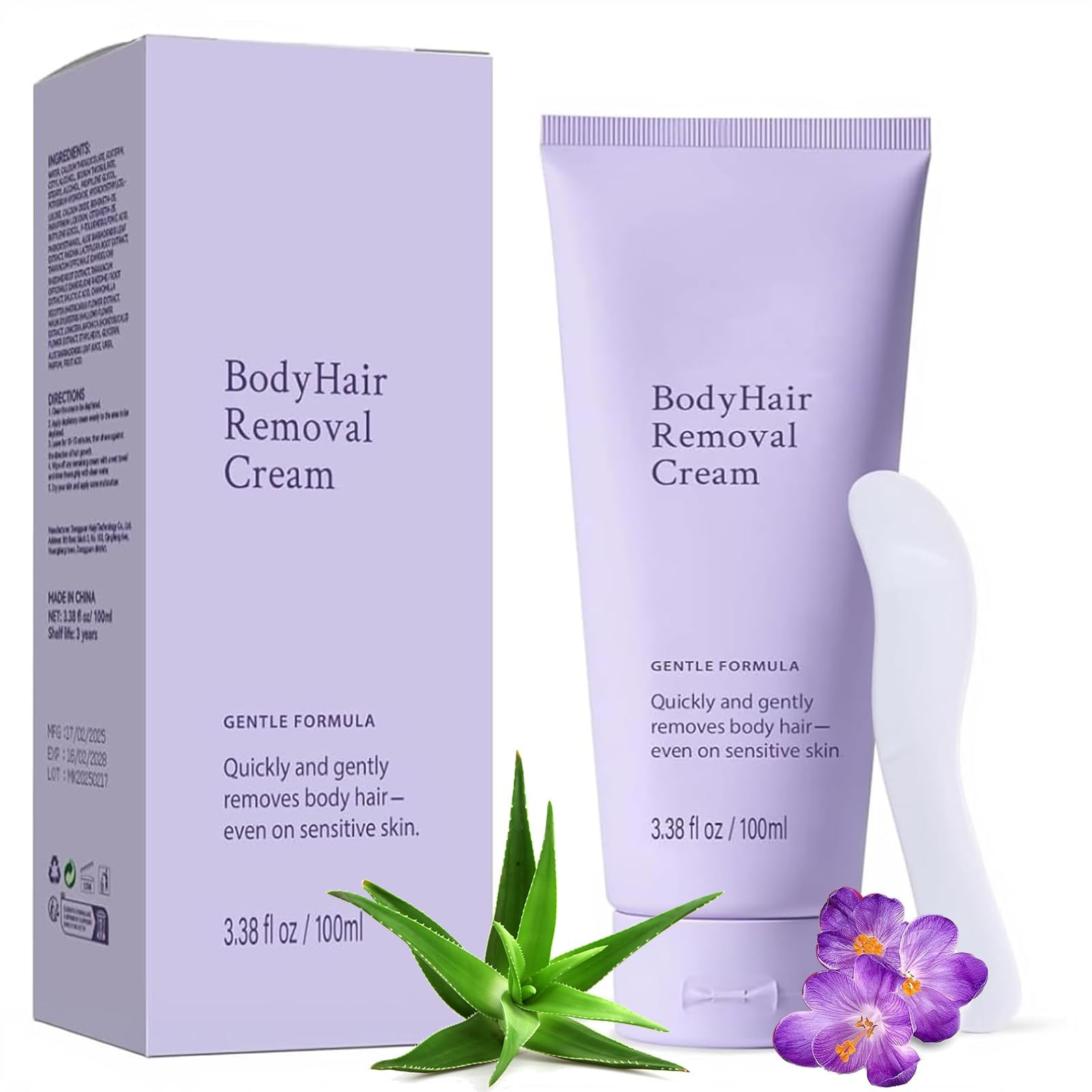 WALEJUC Hair Removal Cream for Women – Gentle All-in-One Depilatory for Sensitive Skin