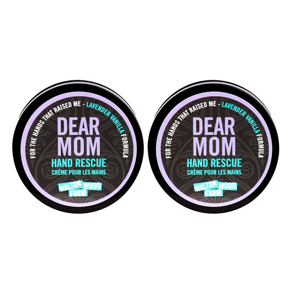 Walton Wood Farm Hand Rescue Cream – Dear Mom 4 oz (2 Pack) | Deep Hydration