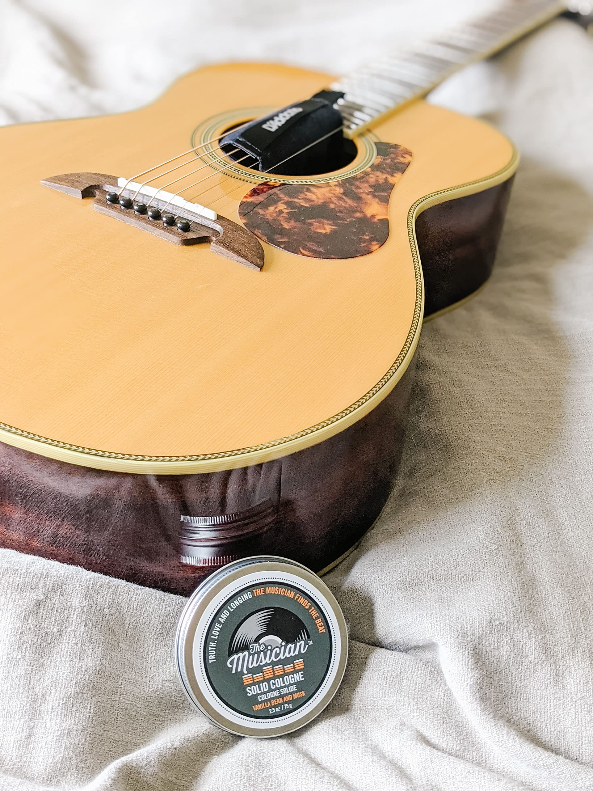 Walton Wood Farm The Musician Solid Cologne – 2.5 oz Travel-Ready Balm-Based Scent