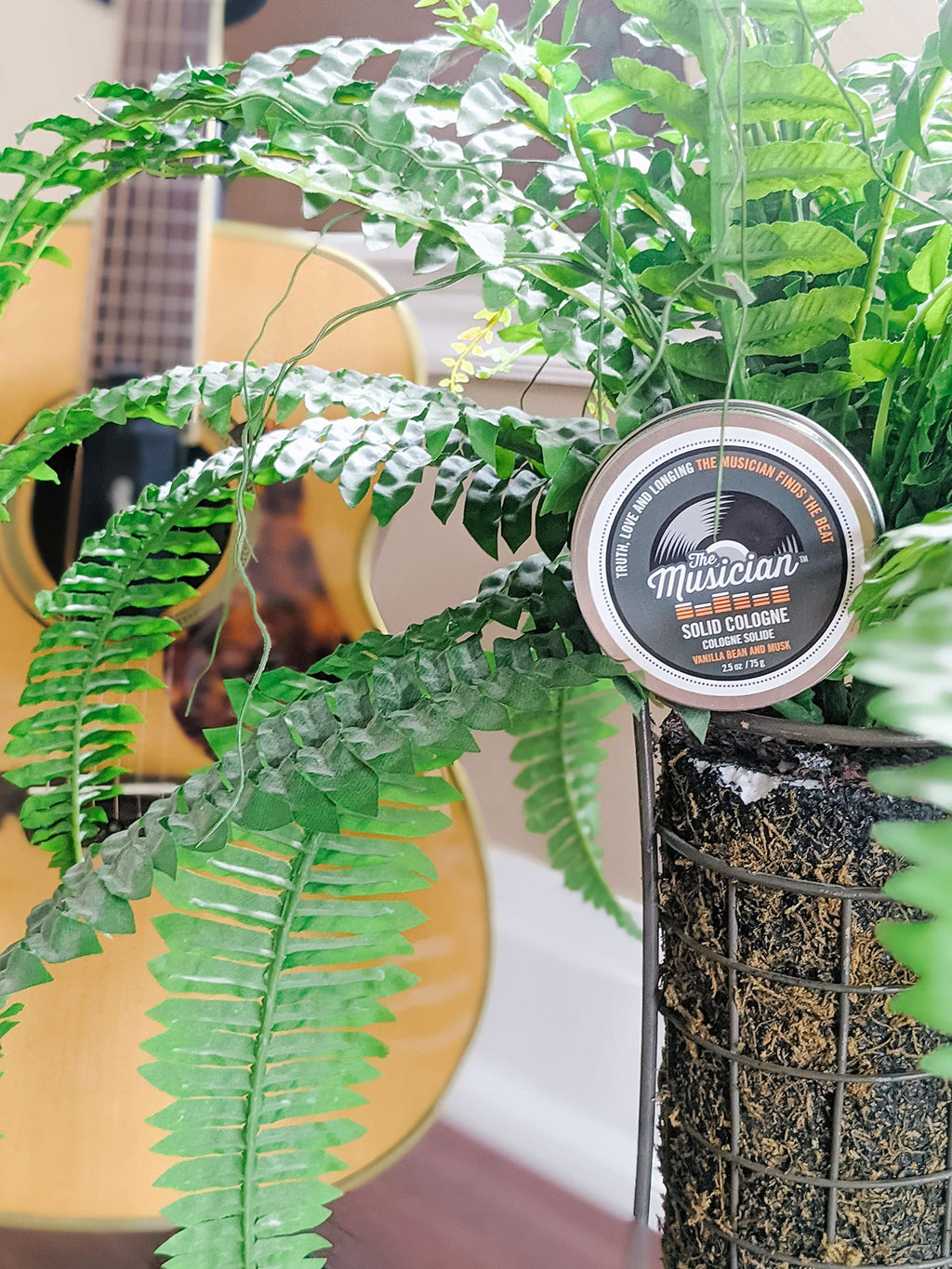 Walton Wood Farm The Musician Solid Cologne – 2.5 oz Travel-Ready Balm-Based Scent