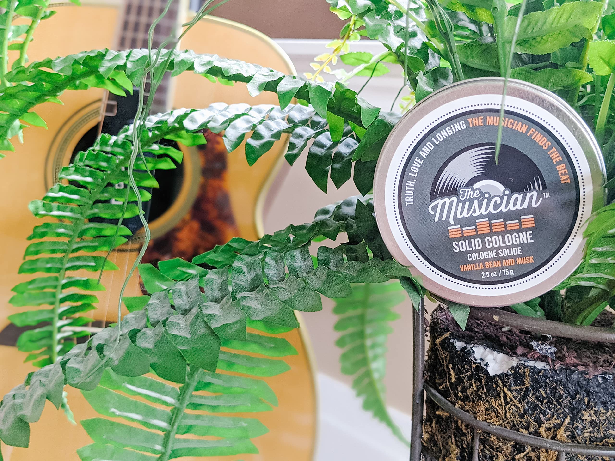 Walton Wood Farm The Musician Solid Cologne – 2.5 oz Travel-Ready Balm-Based Scent