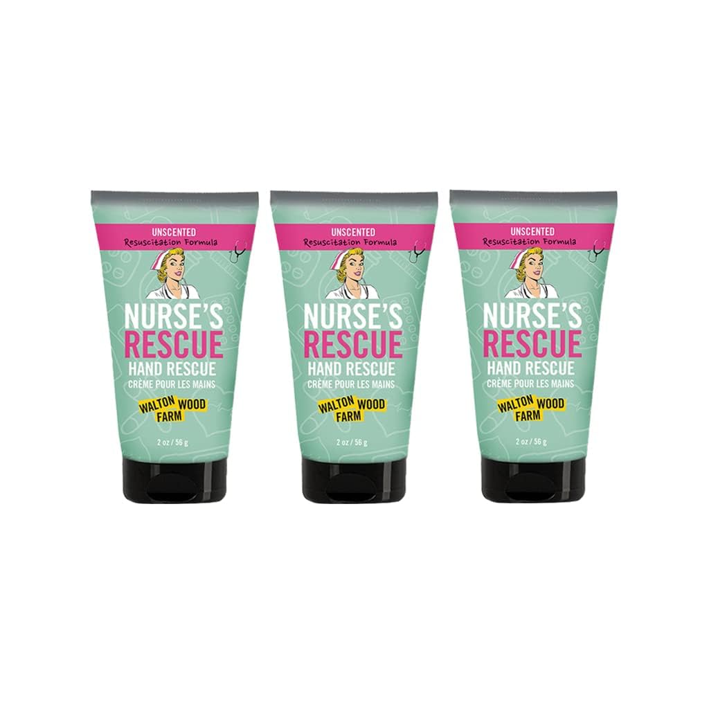 Walton Wood Farm Nurse's Rescue Hand Cream 2 oz – Hydrating, Paraben-Free