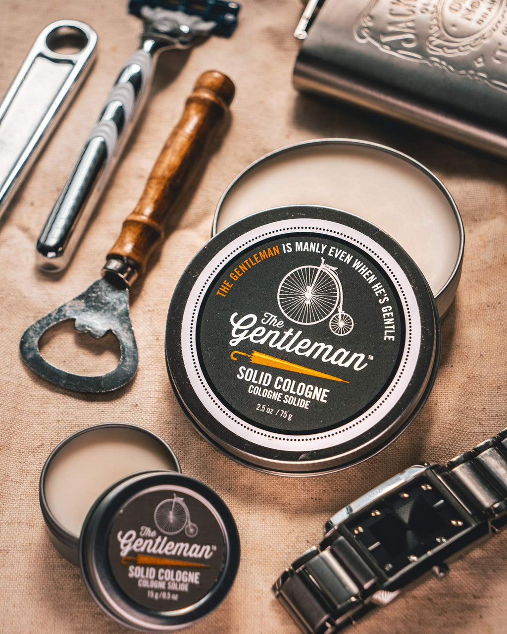 Walton Wood Farm Solid Cologne The Gentleman – Citrus & Mahogany (2.5 oz)