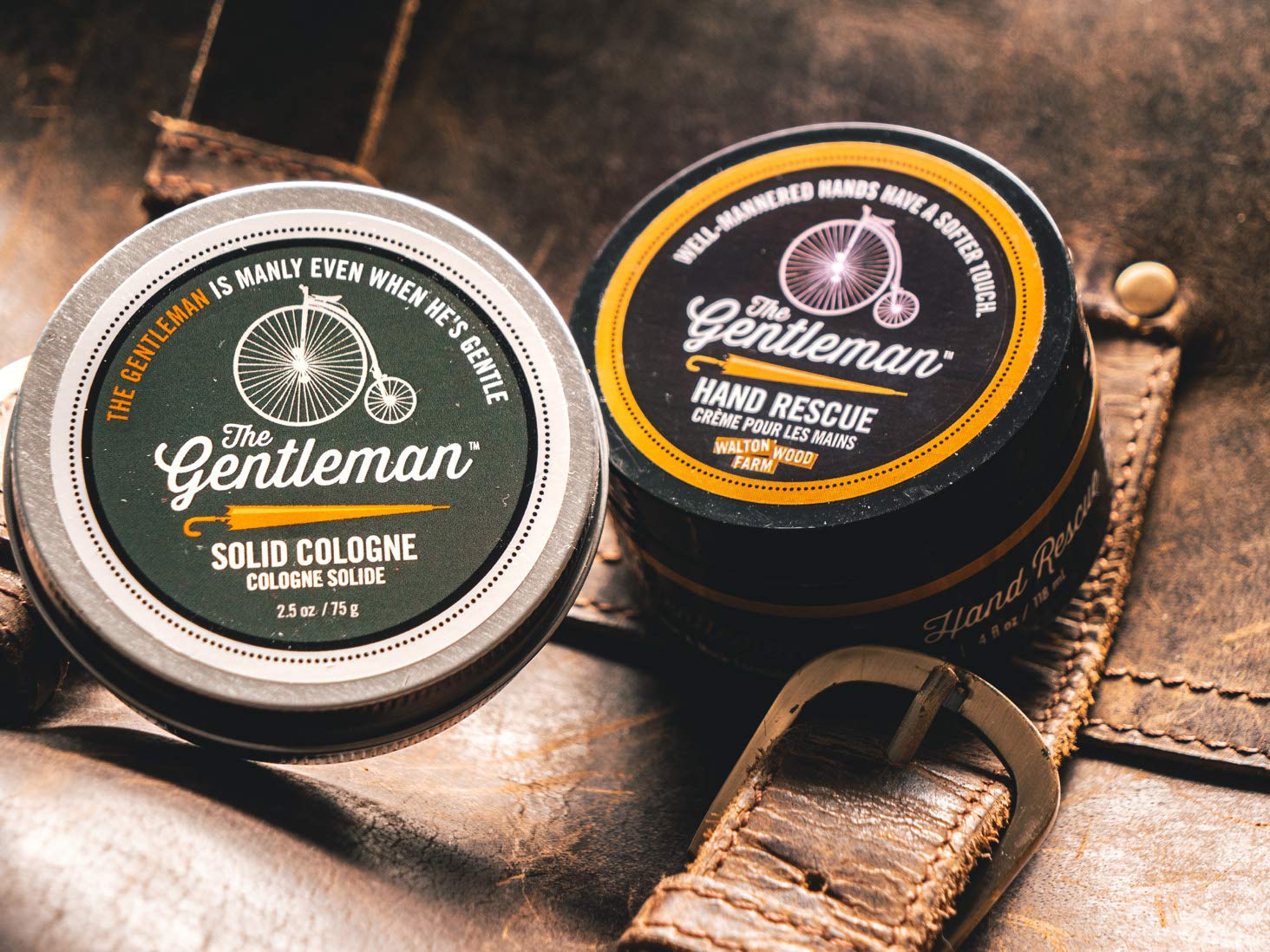 Walton Wood Farm Solid Cologne The Gentleman – Citrus & Mahogany (2.5 oz)