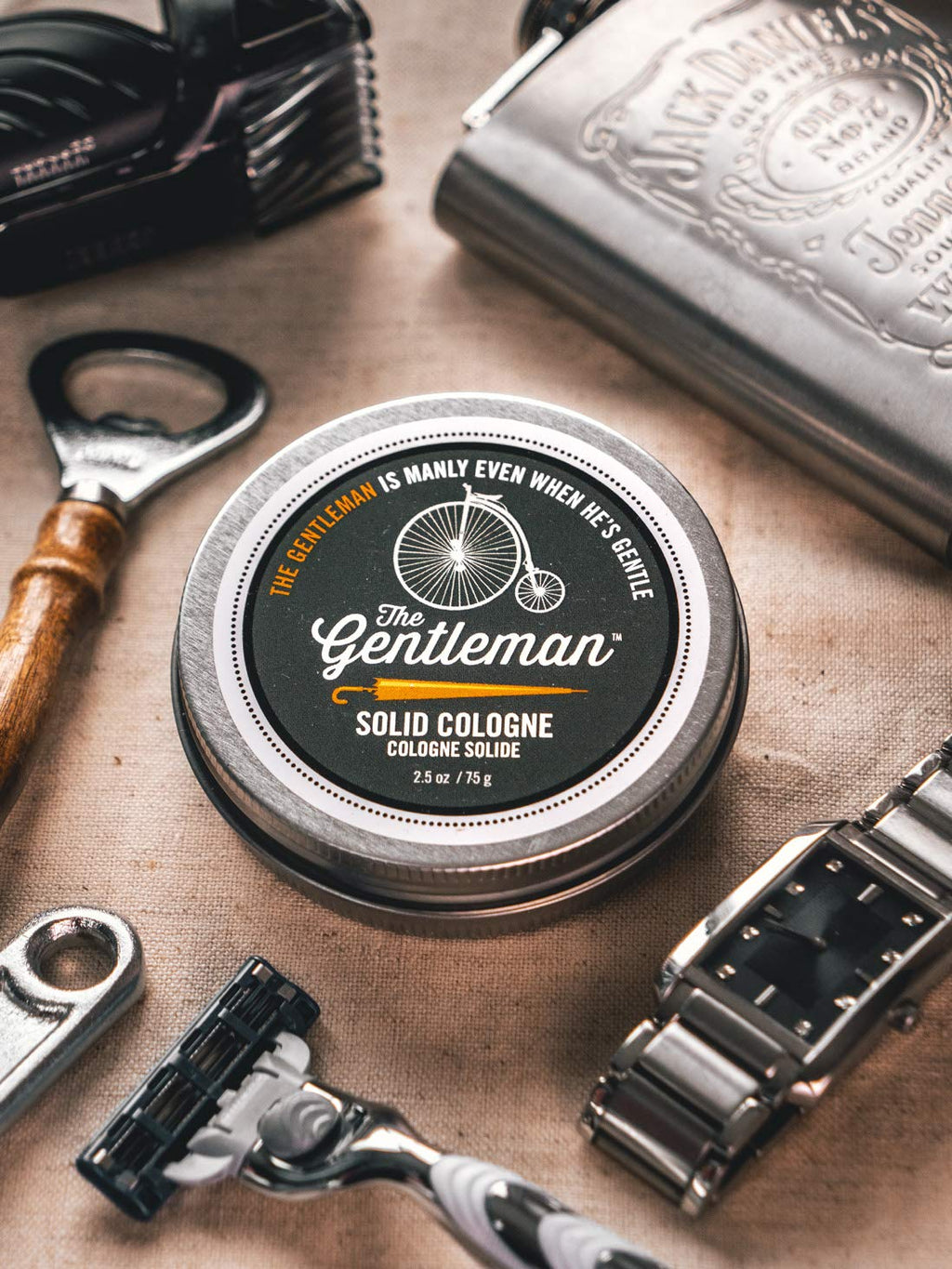 Walton Wood Farm Solid Cologne The Gentleman – Citrus & Mahogany (2.5 oz)