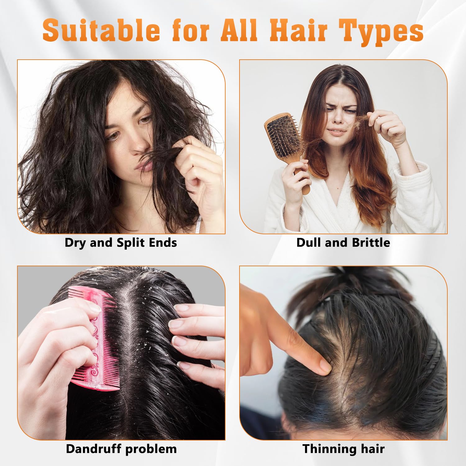 Wanban Anti Hair Loss Shampoo – Routine Shampoo for Women, Supports Healthy-Looking Hair (2pcs)