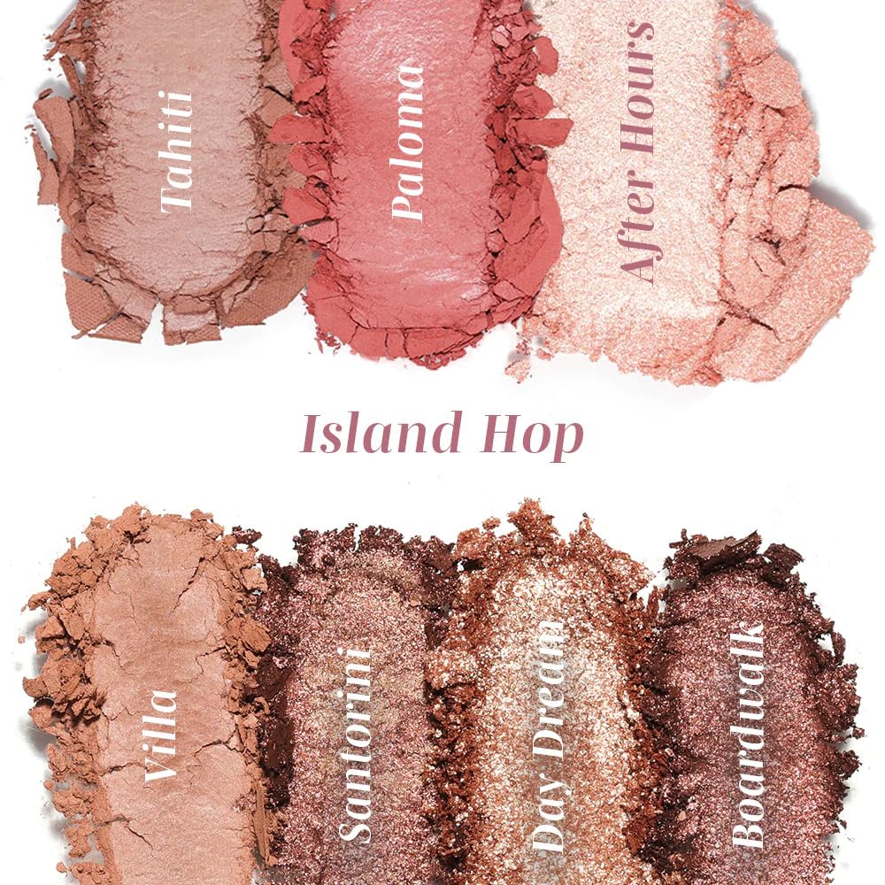 Wander Beauty Getaway Eye & Face Palette Island Hop (Medium/Dark) – Full Face Palette