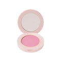Wander Beauty Hydrating Powder Blush - Lightweight Pink Blush with Hyaluronic Acid, Squalane & Aloe - Priority Pink 0.18 oz