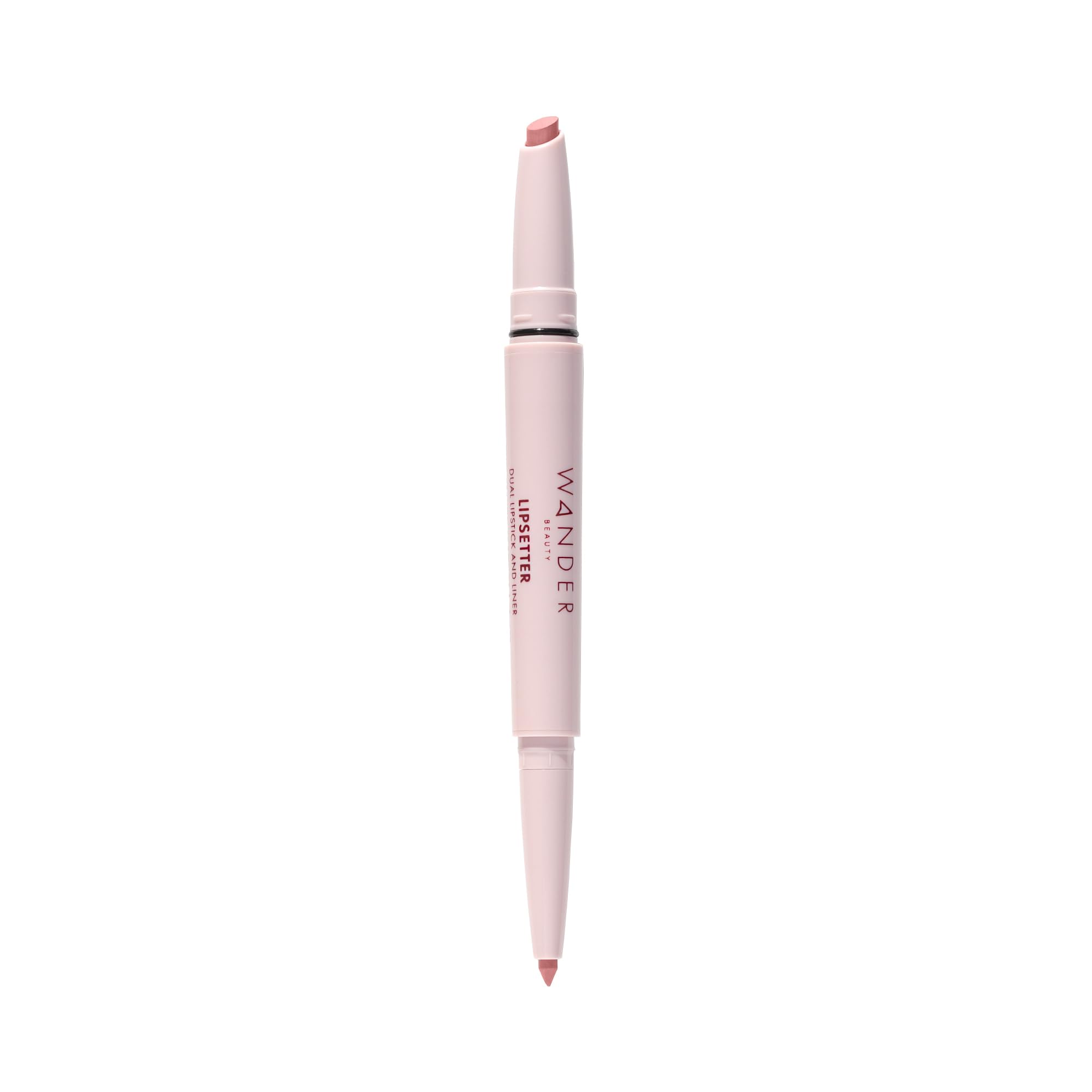 Wander Beauty Lipsetter Dual Cream Lipstick + Lip Liner — Bohemian Blush | Hydrating, Soft Matte Finish