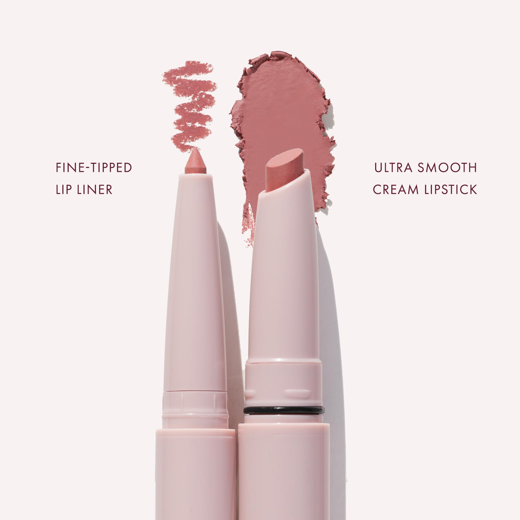 Wander Beauty Lipsetter Dual Cream Lipstick + Lip Liner — Bohemian Blush | Hydrating, Soft Matte Finish