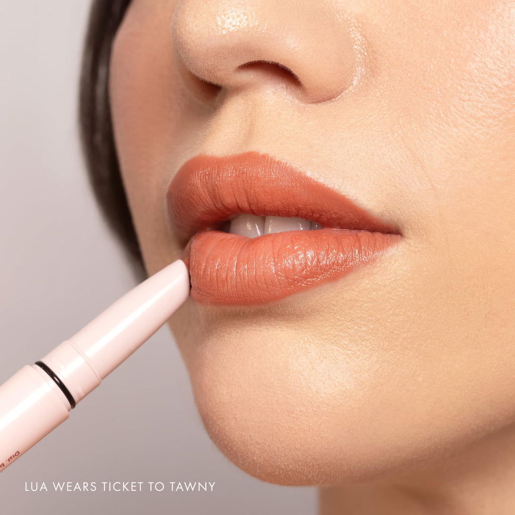 Wander Beauty Lipsetter Dual Lipstick + Lip Liner in Ticket to Tawny – Hydrating, Soft Matte