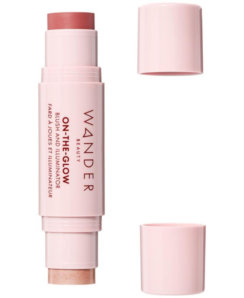 Wander Beauty On-the-Glow Blush & Illuminator – Sienna Sunset / Nude Glow (7-in-1 Hydrating Cream Stick)