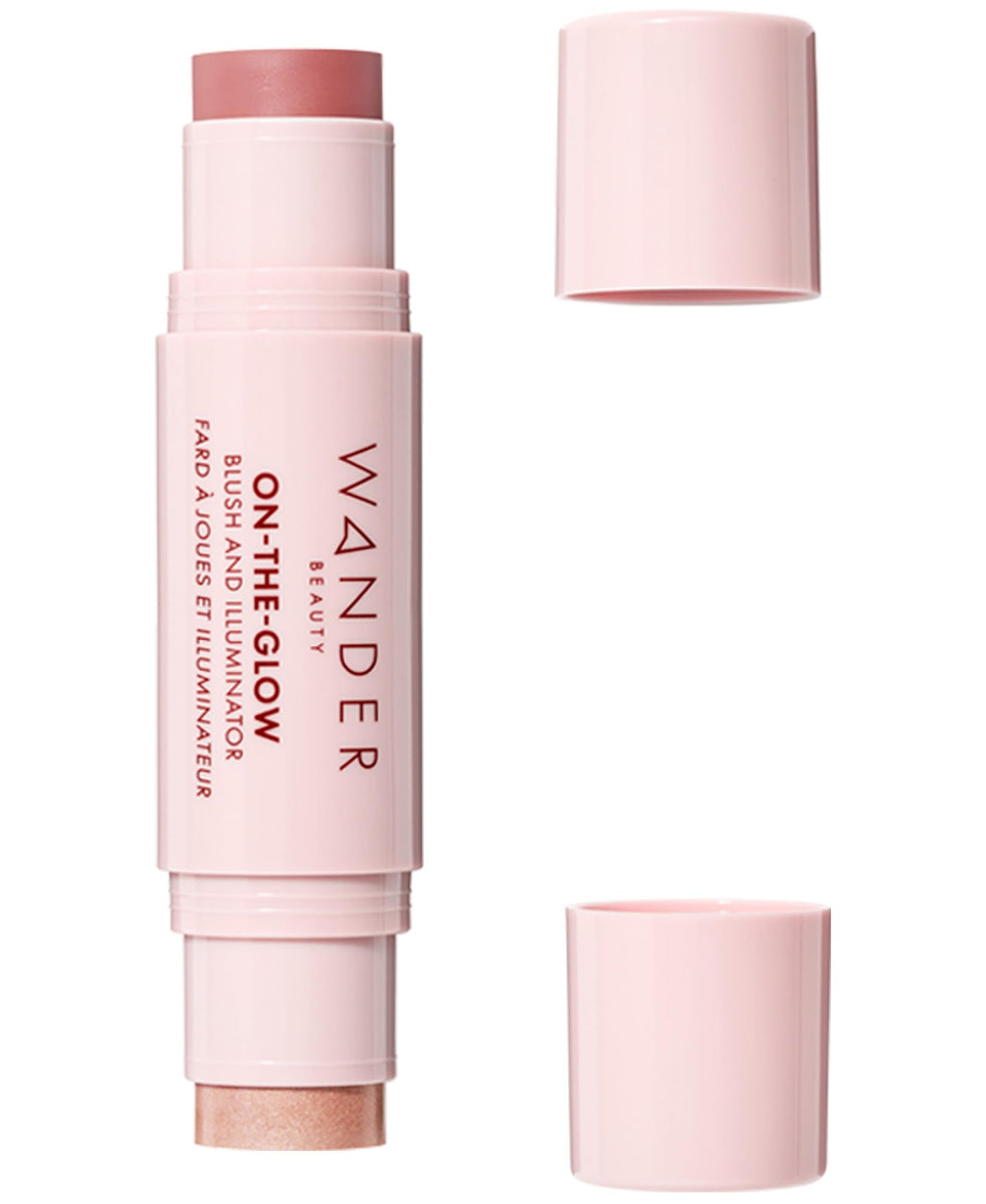 Wander Beauty On-the-Glow Blush & Illuminator – Bare/Nude Glow | 7-in-1 Hydrating Cream Stick