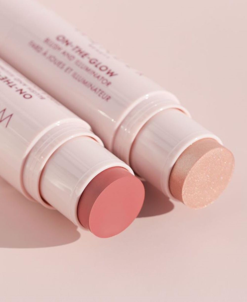 Wander Beauty On-the-Glow Blush & Illuminator – Sienna Sunset / Nude Glow (7-in-1 Hydrating Cream Stick)