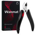 Wanmat Toe Nail Clipper for Ingrown & Thick Nails | Stainless Steel, Soft-Handle for Seniors