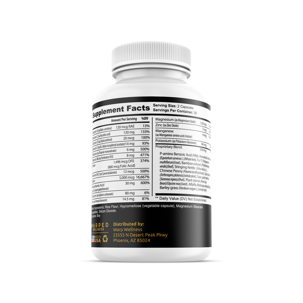 Vümm Goddess by Warped Wellness – Women’s Hair Growth Supplement