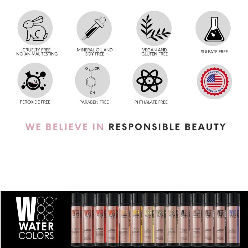 Watercolors Color Depositing Shampoo Cocoa – 8.5 oz | 3-in-1 Color Refresh, Cleanse & Condition