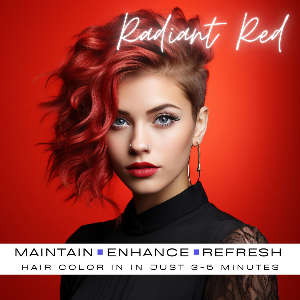 Watercolors Intense Color Depositing Shampoo – Sulfate & Paraben Free, Red 8.5 oz (Pack of 3)