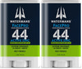 WATERMAN'S FacePro SPF 44 Mineral Sunscreen Stick – Reef Safe, Broad Spectrum (Pack of 2)