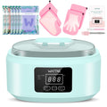 Wattne Paraffin Wax Machine for Hands & Feet | Auto-Heat & Keep-Warm Kit (Green)