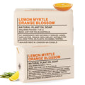 Wavertree & London Lemon Myrtle & Orange Blossom Natural Soap Bars, 2x7oz