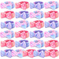 Wavyknot 25 Pcs Spa Headbands Bulk — Soft Coral Fleece Makeup Hairbands for Skincare & Makeup