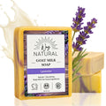 Way Natural French Lavender Goat Milk Soap Bars (3 Pack) – Handmade, 5oz Each
