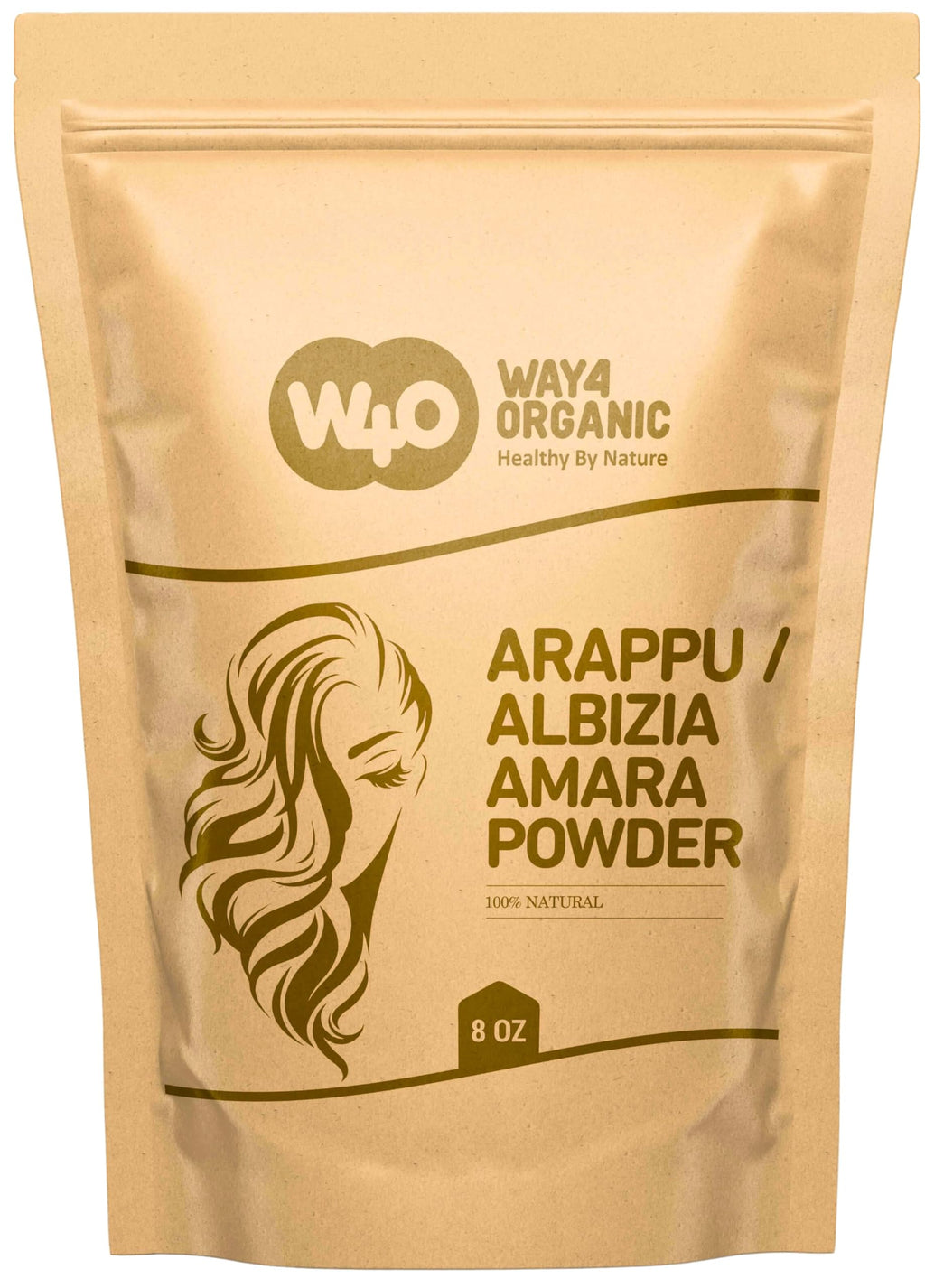 WAY 4 ORGANIC W4O Arappu Powder 8 Oz – Natural Hair Care & Scalp Support