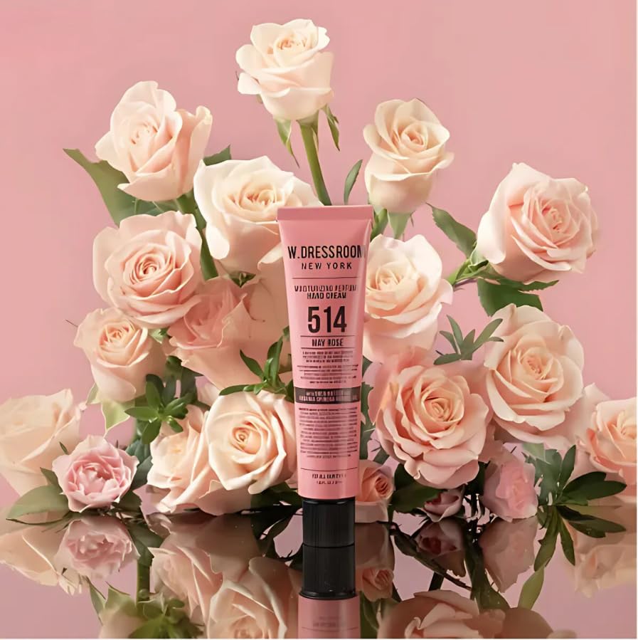 W.Dressroom Moisturizing Hand Cream – Non-Greasy, Quick-Absorbing Korean Hand Lotion (50 ml) – May Rose