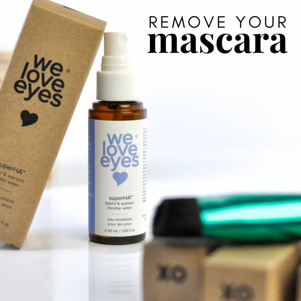 We Love Eyes - superHA Eyelid & Eyelash Micellar Water | Gentle, Oil-Free Makeup Removal